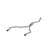 MBRP 21-22 Honda Ridgeline Aluminized Steel 2.5in Cat-Back - Dual Split Rear Exit - Truck & Automotive