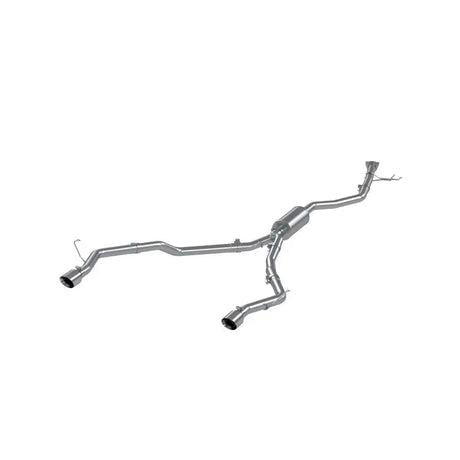 MBRP 21-22 Honda Ridgeline Aluminized Steel 2.5in Cat-Back - Dual Split Rear Exit - Truck & Automotive