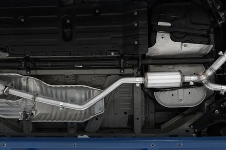 MBRP 21-22 Honda Ridgeline Aluminized Steel 2.5in Cat-Back - Dual Split Rear Exit - Truck & Automotive