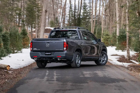 MBRP 21-22 Honda Ridgeline Aluminized Steel 2.5in Cat-Back - Dual Split Rear Exit - Truck & Automotive