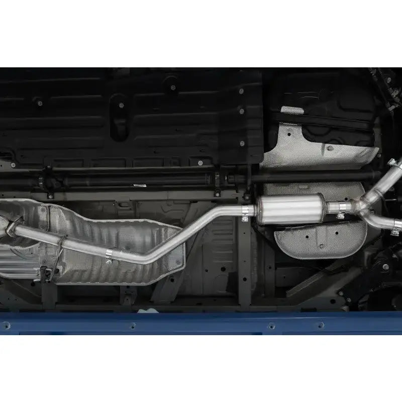 MBRP 21-22 Honda Ridgeline Aluminized Steel 2.5in Cat-Back - Dual Split Rear Exit - Truck & Automotive
