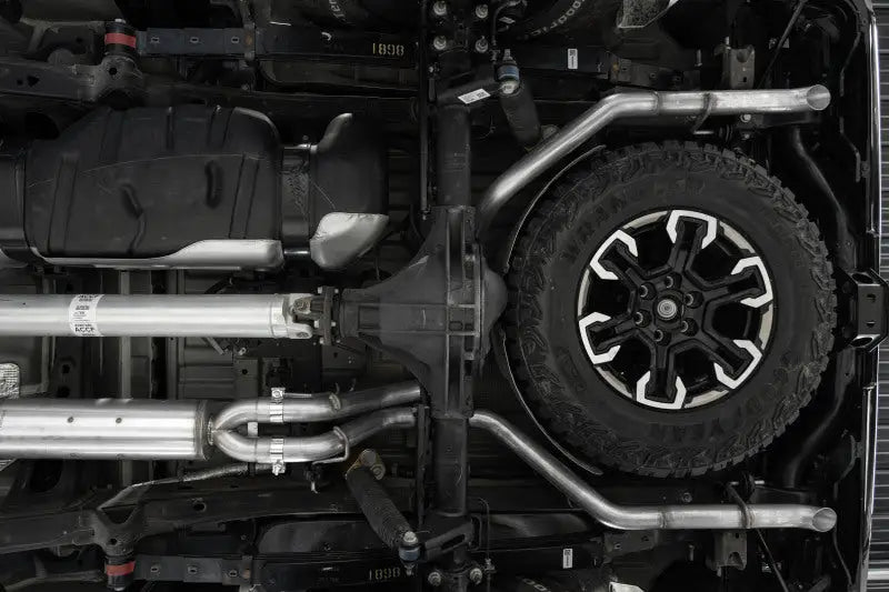 MBRP 22-23 Chevrolet/ GMC 1500 Silverado/ Sierra ZR2/AT4X 6.2L 2.5in Turn Down 3in Cat Back Exhaust - Truck & Automotive