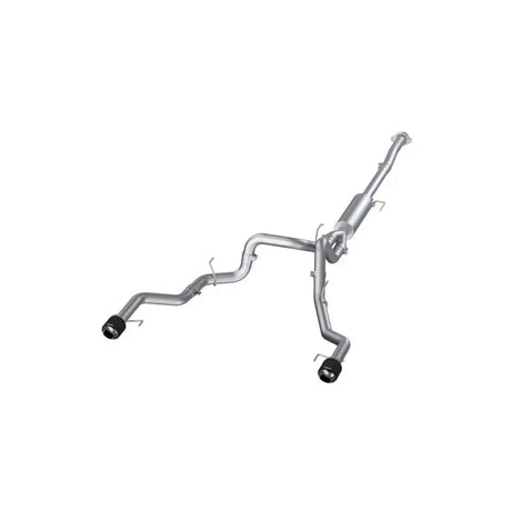 MBRP 22-23 Ford F150 T304 5in OD Carbon Fiber Tip Dual Rear Exit 3in Cat Back Exhaust - Truck & Automotive