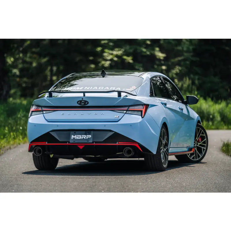 MBRP S47103CF MBRP 22-23 Hyundai Elantra N 2.0L Turbo T304 5in OD CF Tips Dual Outlet 3in Cat Back Exhaust