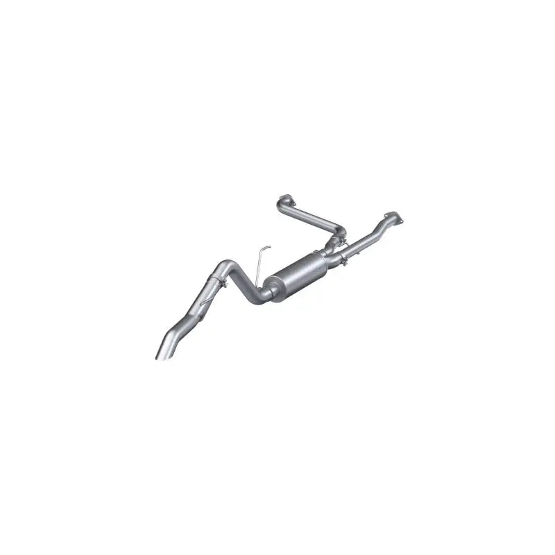 MBRP 22-23 Nissan Frontier 3.8L 3in Tip Cat Back Turndown Exit Street Profile - Aluminized Steel - Truck & Automotive
