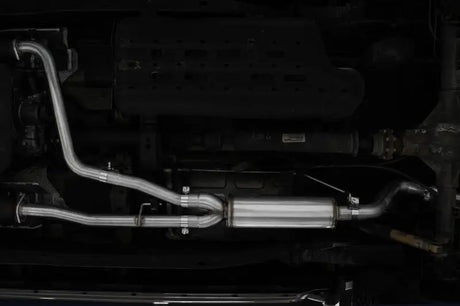 MBRP 22-23 Nissan Frontier 3.8L 3in Tip Cat Back Turndown Exit Street Profile - T304 - Truck & Automotive