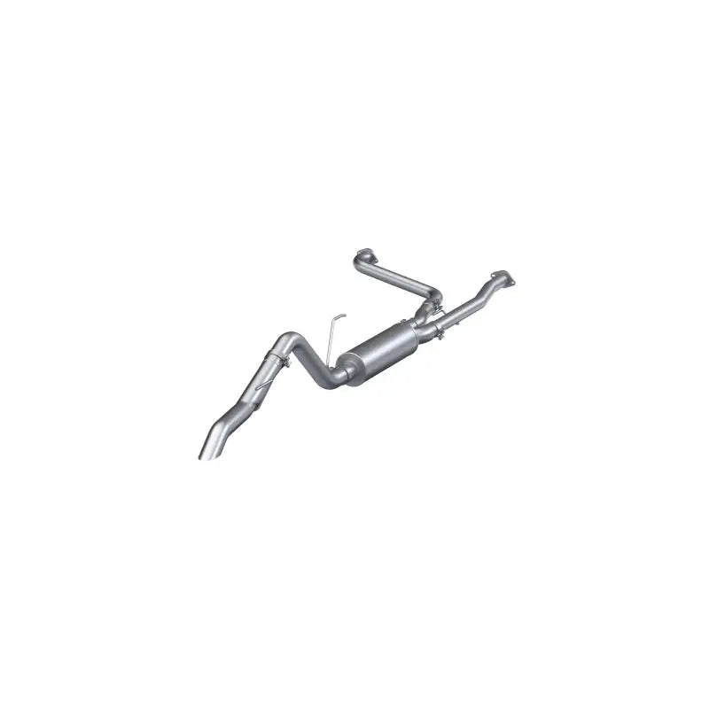 MBRP S5409AL MBRP 22-23 Nissan Frontier 3.8L 3in Tip 3in Cat Back Turndown Exit Street Profile - Aluminized Steel