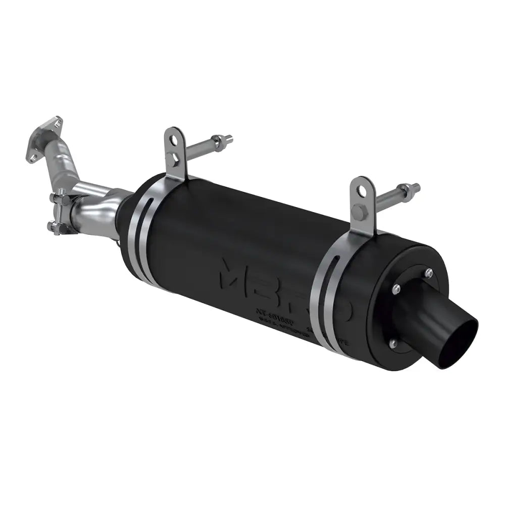 MBRP Sport Muffler Exhaust AT-6600SP - Black Single Slip-ON System 4.25