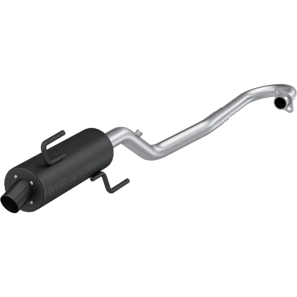 MBRP Sport Muffler Exhaust AT-8111P - Black Single Slip-ON System Performance