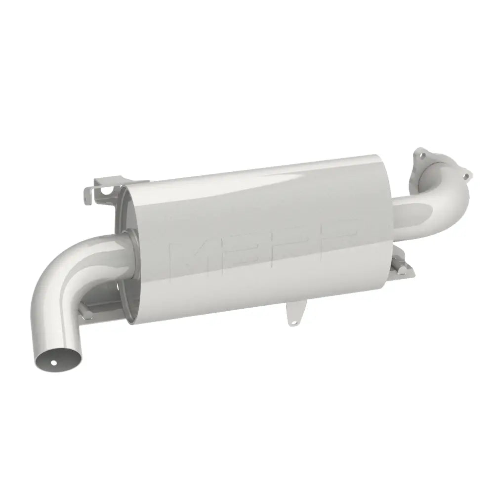 MBRP Sport Muffler Exhaust AT-9524SP - Chrome Single Slip-ON System Oval