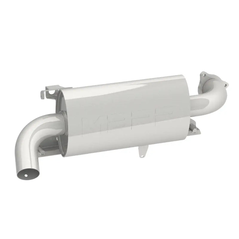 MBRP Sport Muffler Exhaust AT-9524SP - Chrome Single Slip-ON System Oval