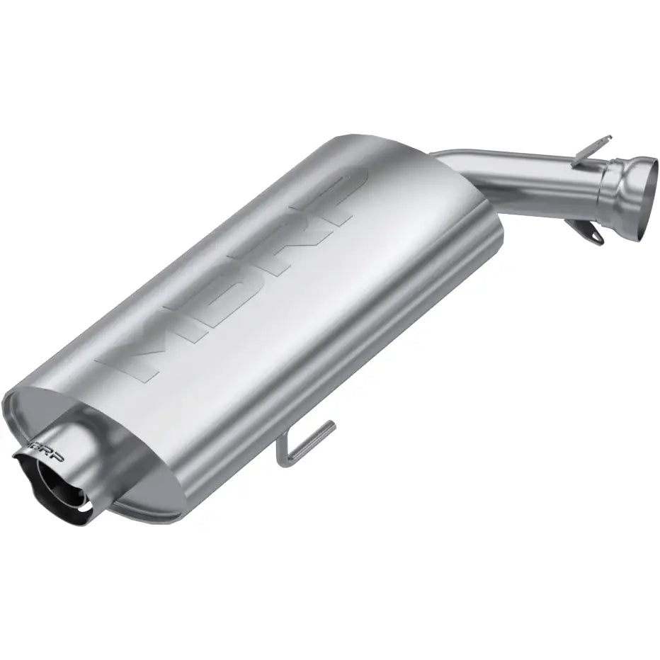 MBRP Sport Muffler Exhaust AT-9534SP - Chrome Single Slip-ON System Oval