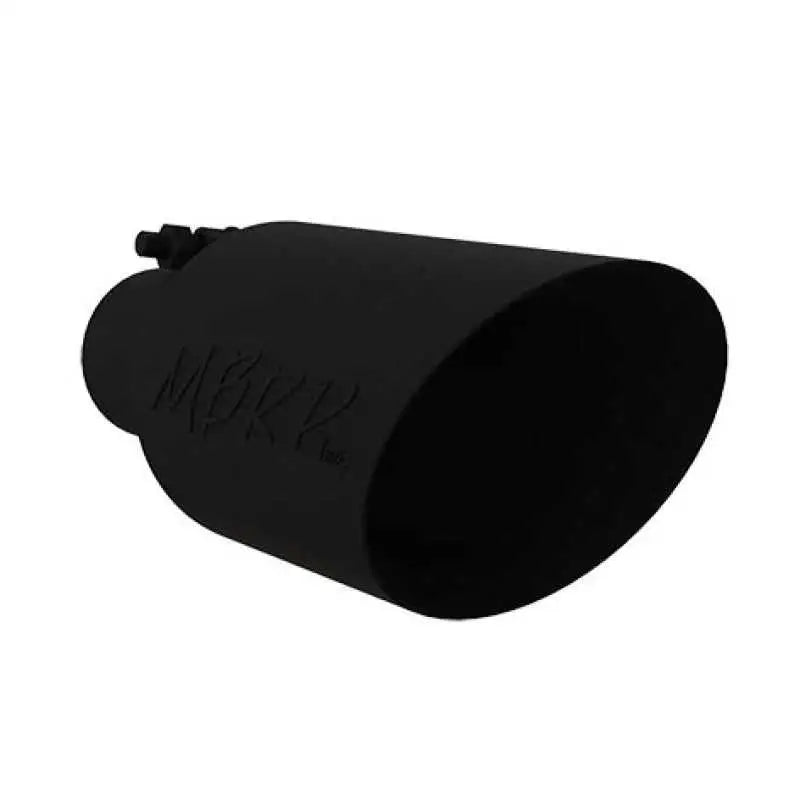 MBRP Universal Dual Wall Angle Rolled End Tip 4-1/2in OD / 2-1/2in Inlet / 11in Length - Black - RV and Auto Parts