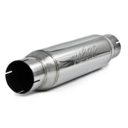 MBRP Universal Resonator 3in Inlet/Outlet 16in Body 20in Overall T304 Stainless Steel, Perfcore Design
