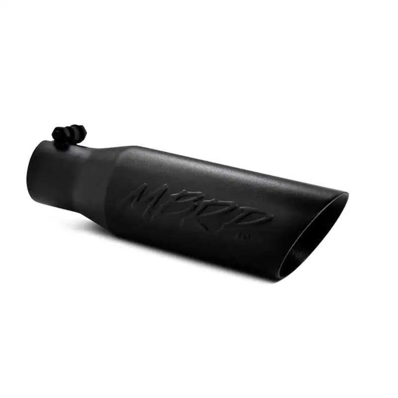 MBRP MBRP Universal Tip 3.5 O.D. Dual Wall Angled 2.5 inlet 12 length - Black Finish