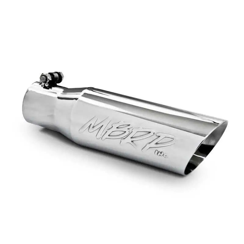 MBRP Universal Tip 3in O.D. Dual Wall Angled 2 inlet 12 length - RV and Auto Parts
