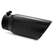 MBRP MBRP Universal Tip 5 O.D. Dual Wall Angled 4 inlet 12 length - Black Finish