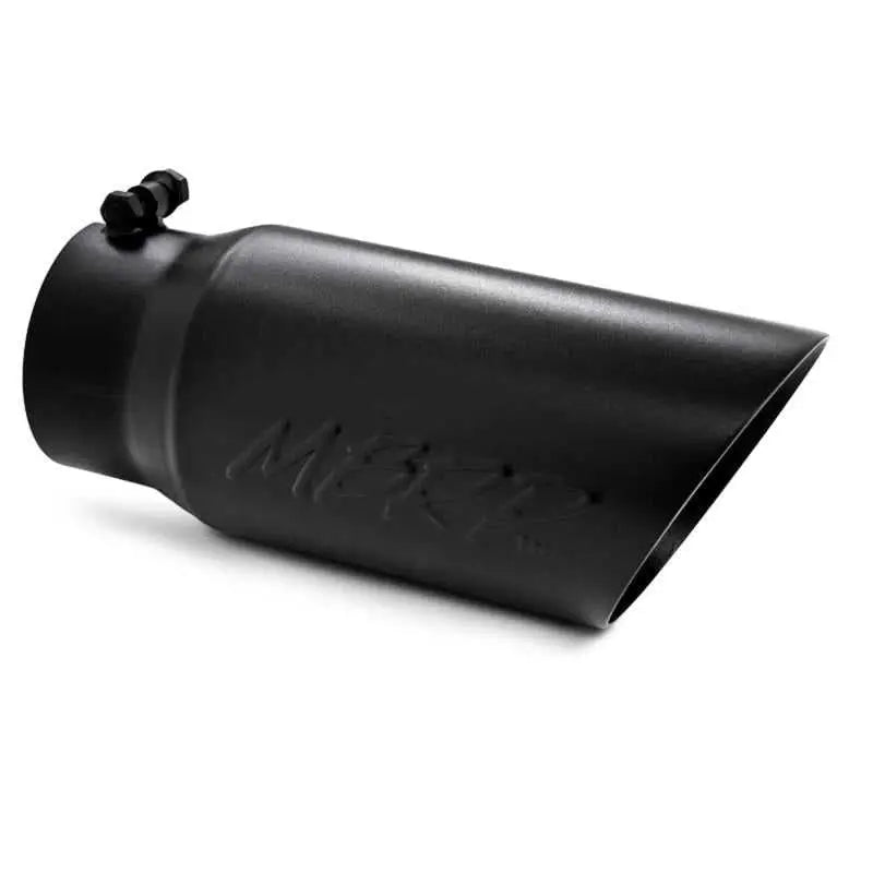 MBRP MBRP Universal Tip 5 O.D. Dual Wall Angled 4 inlet 12 length - Black Finish