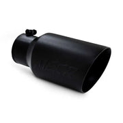 MBRP MBRP Universal Tip 6 O.D. Dual Wall Angled 4 inlet 12 length - Black Finish