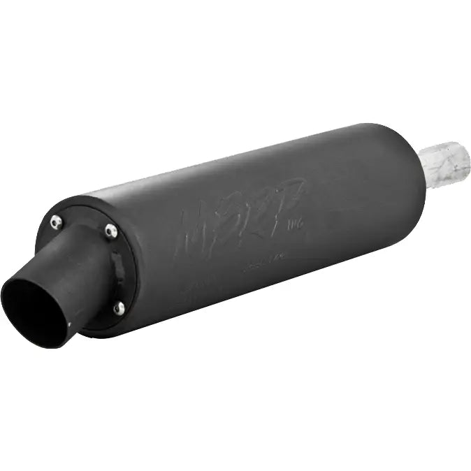 MBRP Utility Muffler Exhaust AT-7400 - Black Single Slip-ON System