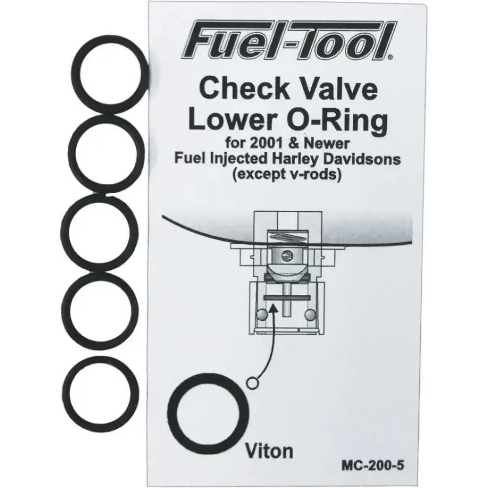 MC200-5 Check Valve Lower O Rings 5/Pk