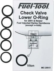 MC200-5 Check Valve Lower O Rings 5/Pk