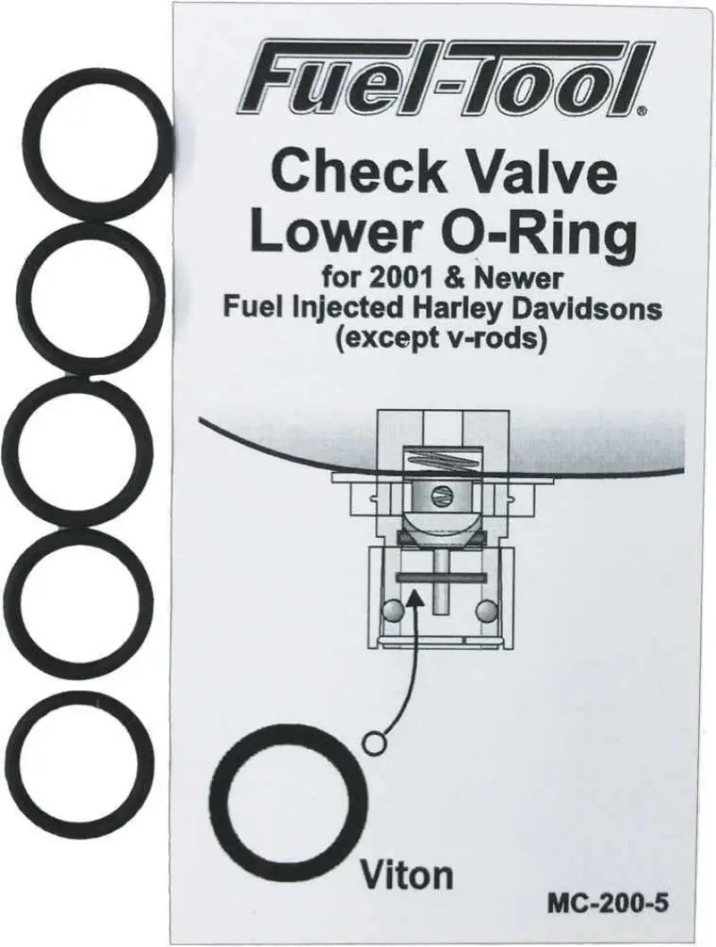 MC200-5 Check Valve Lower O Rings 5/Pk