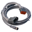 Gray cable with multiple connectors for Maretron adapter and seamless data transfer
