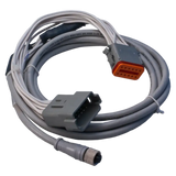 Gray cable with multiple connectors for Maretron adapter and seamless data transfer