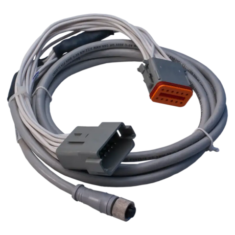 Gray cable with multiple connectors for Maretron adapter and seamless data transfer