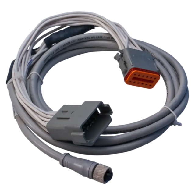 Gray cable with multiple connectors for Maretron adapter and seamless data transfer
