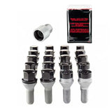 McGard 5 Lug Hex Install Kit w/Locks (Cone Seat Bolt) M12X1.5 / 17mm Hex / 25.5mm Shank L. - Black 