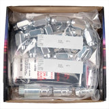 McGard 5 Lug Hex Install Kit w/Locks (Cone Seat Nut) M12X1.5 / 13/16 Hex / 1.5in. Length - Chrome - 84557