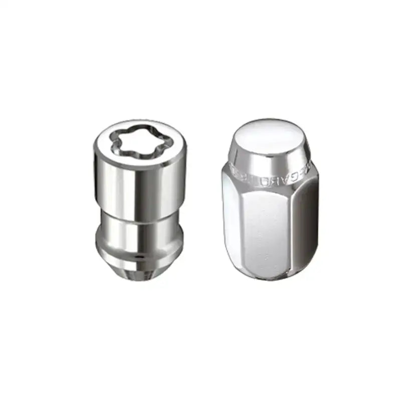 McGard 5 Lug Hex Install Kit w/Locks (Cone Seat Nut) M12X1.5 / 13/16 Hex / 1.5in. Length - Chrome - 84557