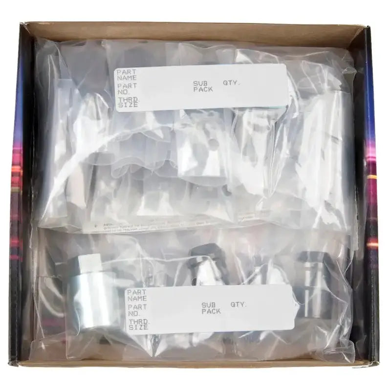 McGard 6 Lug Hex Install Kit w/Locks (Cone Seat Nut) M12X1.5 / 13/16 Hex / 1.5in. Length - Black - 84658