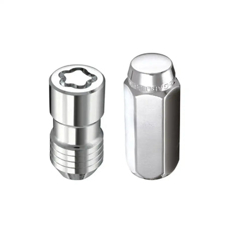McGard 6 Lug Hex Install Kit w/Locks (Cone Seat Nut) M14X1.5 / 22mm Hex / 1.945in. Length - Chrome - 84638