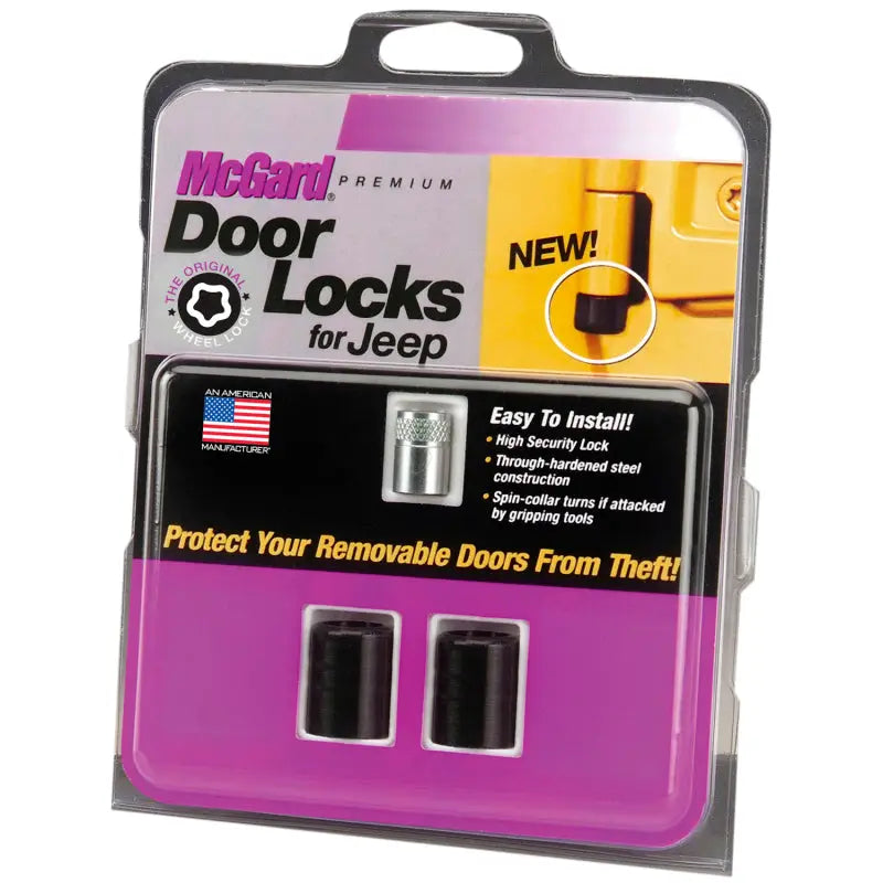 McGard 76058 McGard 97-06 Jeep Wangler TJ / Unlimited LJ 2-Door Lock Set - (2 Locks) - 76058