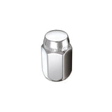 McGard Hex Lug Nut (Cone Seat) 1/2-20 / 13/16 Hex / 1.5in. Length (4-Pack) - Chrome - 64000
