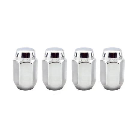 McGard Hex Lug Nut (Cone Seat) 1/2-20 / 13/16 Hex / 1.5in. Length (4-Pack) - Chrome - 64000