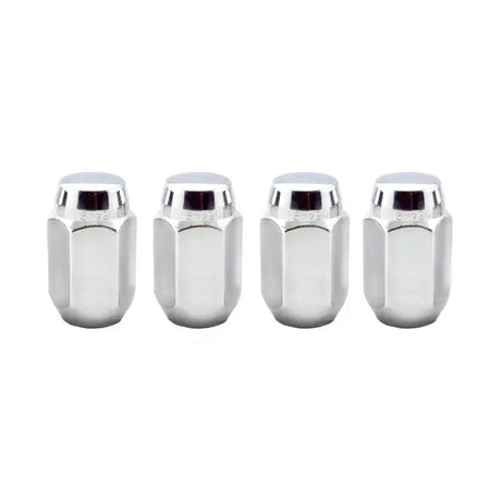 McGard Hex Lug Nut (Cone Seat) 1/2-20 / 13/16 Hex / 1.5in. Length (4-Pack) - Chrome - 64000