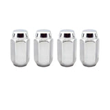 McGard Hex Lug Nut (Cone Seat) 9/16-18 / 7/8 Hex / 1.75in. Length (4-Pack) - Chrome 
