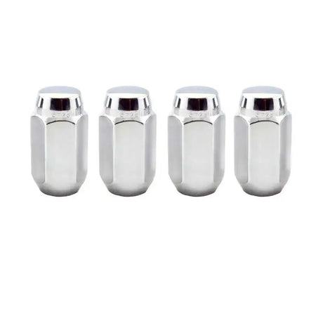 McGard Hex Lug Nut (Cone Seat) 9/16-18 / 7/8 Hex / 1.75in. Length (4-Pack) - Chrome 