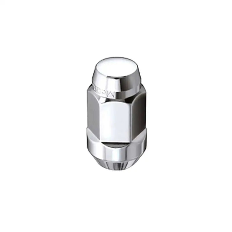 McGard Hex Lug Nut (Cone Seat Bulge Style) M14X1.5 / 13/16 Hex / 1.945in. Length (4-Pack) - Chrome 