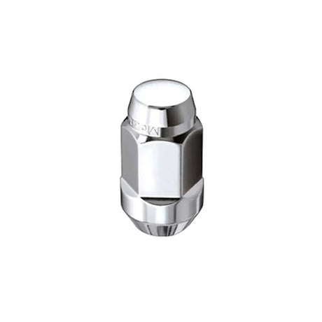 McGard Hex Lug Nut (Cone Seat Bulge Style) M14X1.5 / 13/16 Hex / 1.945in. Length (4-Pack) - Chrome 