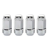 McGard Hex Lug Nut (Cone Seat Bulge Style) M14X1.5 / 13/16 Hex / 1.945in. Length (4-Pack) - Chrome 