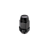 McGard Hex Lug Nut (Cone Seat Bulge Style) M14X1.5 / 22mm Hex / 1.635in. Length (4-Pack) - Black 