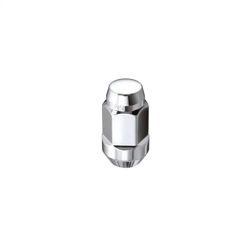 McGard Hex Lug Nut (Cone Seat Bulge Style) M14X1.5 / 22mm Hex / 1.635in. Length (4-Pack) - Chrome 