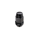 McGard Hex Lug Nut (Cone Seat Bulge Style) M14X1.5 / 22mm Hex / 1.635in. Length (4-Pack) - Black - 64074