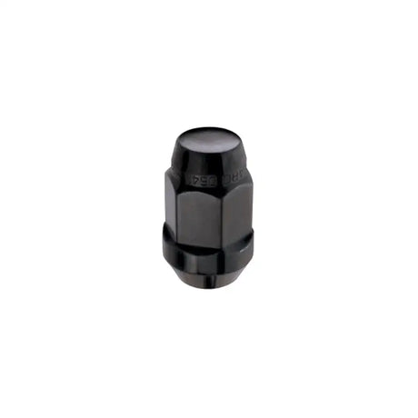 McGard Hex Lug Nut (Cone Seat Bulge Style) M14X1.5 / 22mm Hex / 1.635in. Length (4-Pack) - Black - 64074