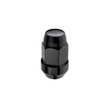 McGard Hex Lug Nut (Cone Seat Bulge Style) M14X1.5 / 22mm Hex / 1.945in. Length (4-Pack) - Black 